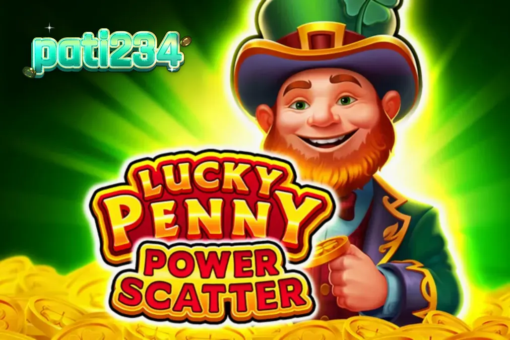 Leprechaun ceria di hutan ajaib dalam slot Lucky Penny Power Scatter